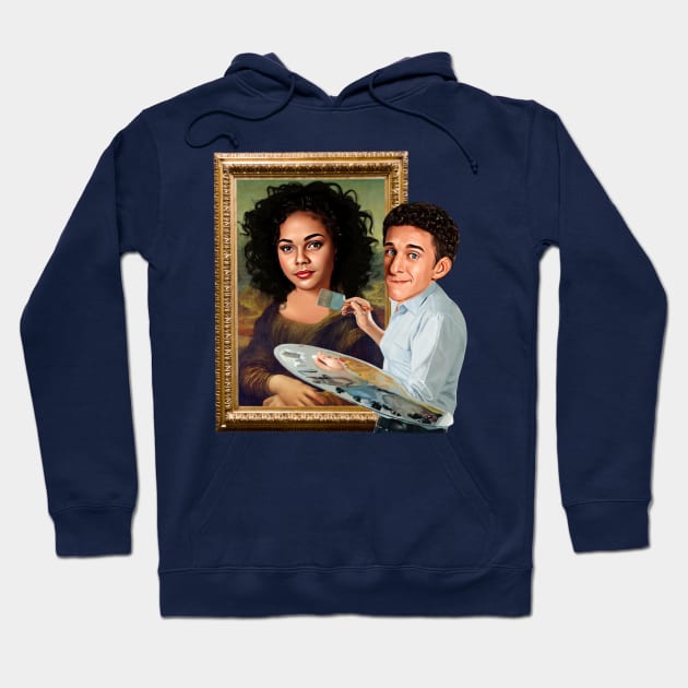 Saved by the Bell - Screech and Lisa Hoodie by Zbornak Designs